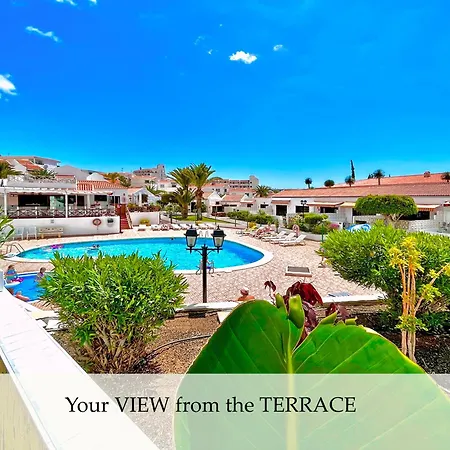 Lägenhet At The Beach, Sunny & 2 Heated Pools, Large Terrace, In Costa Adeje (Tenerife)